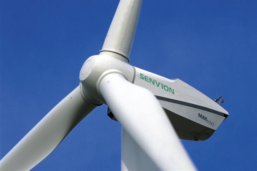 Senvion's MM100 turbine is due to be used at the Alibunar project