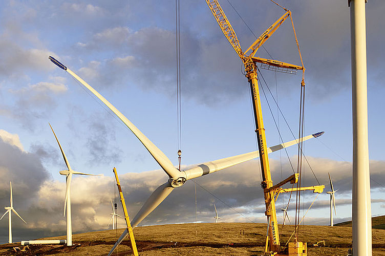 Senvion will deliver five MM82 2.05MW turbines to Ireland for the first time