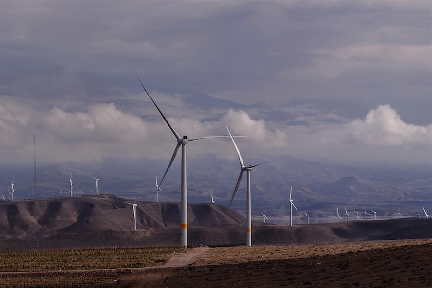 The Siahpoush wind farm features 18 Siemens Gamesa turbines
