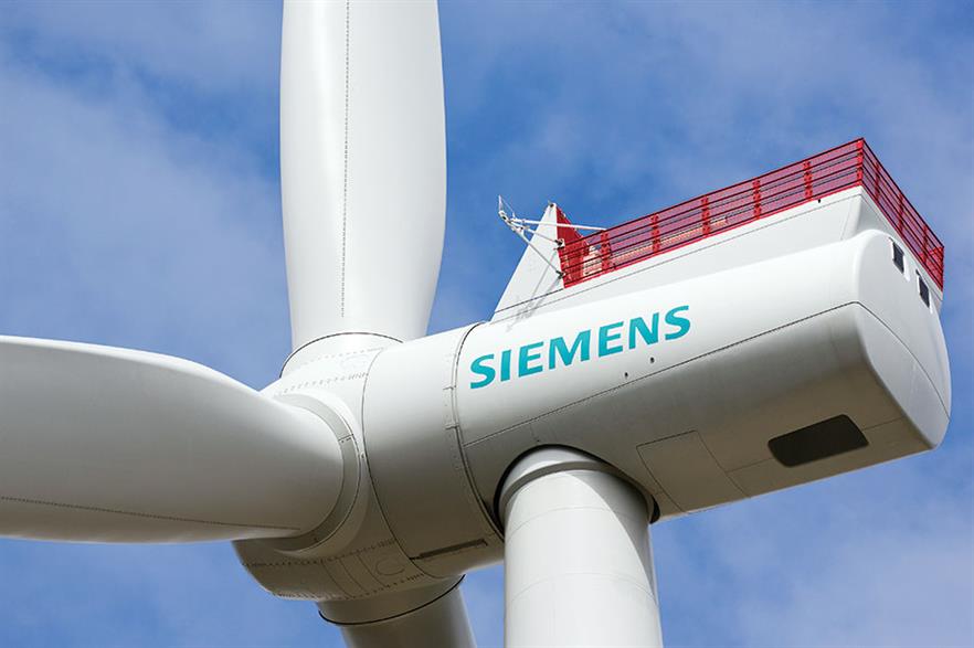 Siemens SWT-7.0-154… Generates around 10% more energy than 6MW machine at windiest sites