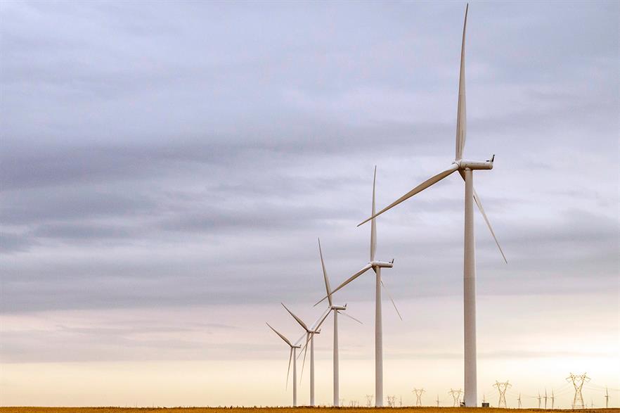 US wind capacity now stands at 74.8GW (pic: Siemens)