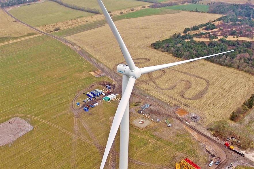Siemens has installed the SWT-3.15-142 low-wind turbine at a test site in Denmark