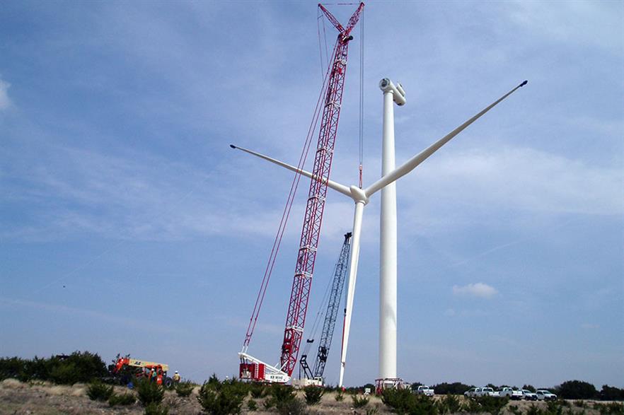 The SWT-2.3-108 turbine is at Spinning Spur.