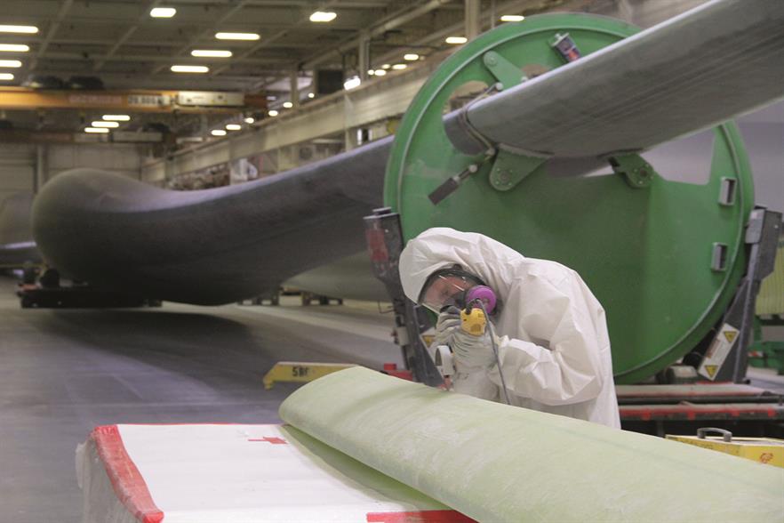 SGRE's Tillsonburg factory has produced over 2,500 blades since 2011 (pic: David Dodge, greenenergyfutures.ca)