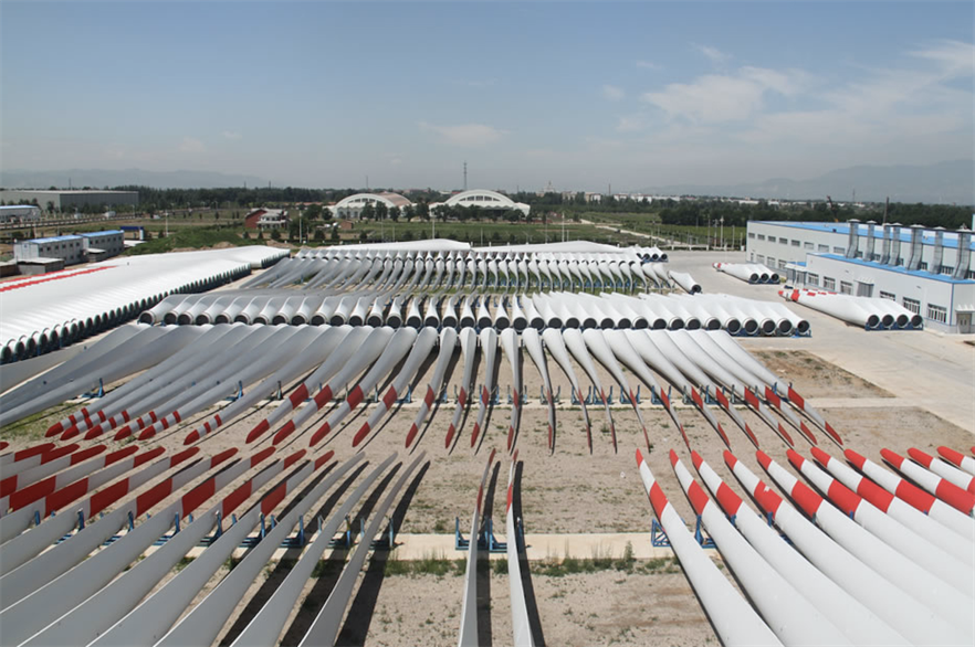 Sinoma operates seven wind turbine blade factories in its native China