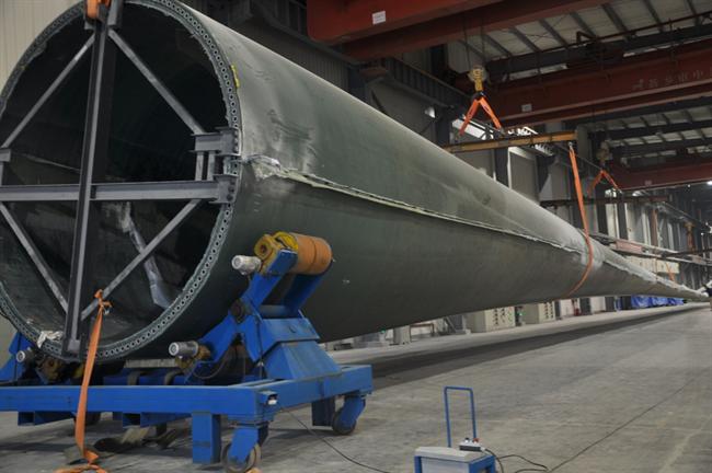 Sinomatech's 77.7-metre blade will be fitted to the Goldwind 6MW offshore turbine