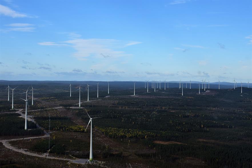 Enercon supplied the 84.4MW Skogberget site, which forms part of the first phase of the Markbygden complex