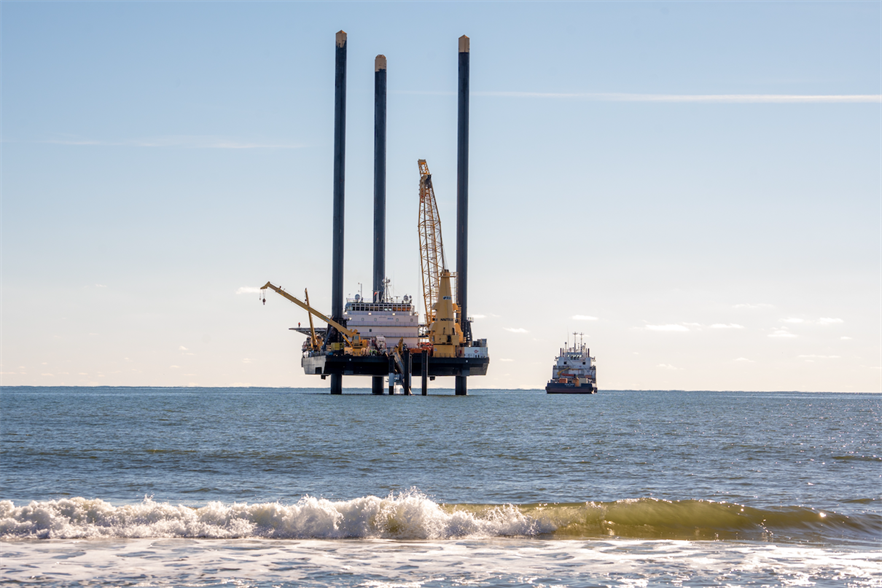 Ørsted and Eversource have started construction on their South Fork project off the coast of New York