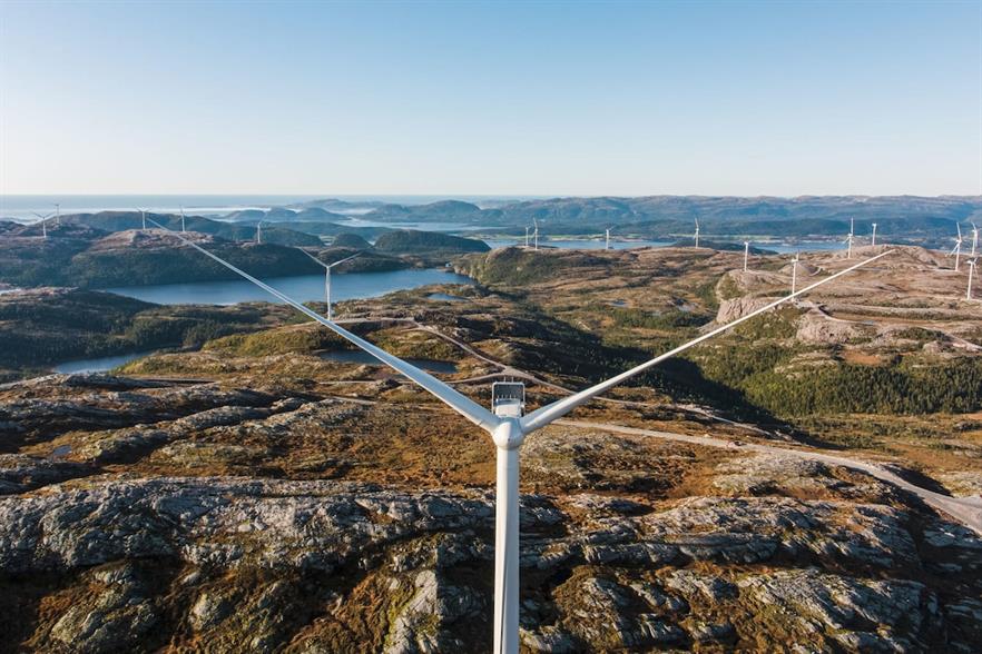 The Storheia wind farm, commissioned in the summer of 2019, produced almost 1.1TWh last year
