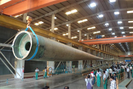 Suzlon's longest yet — the 54.8-metre blade for the S111 turbine