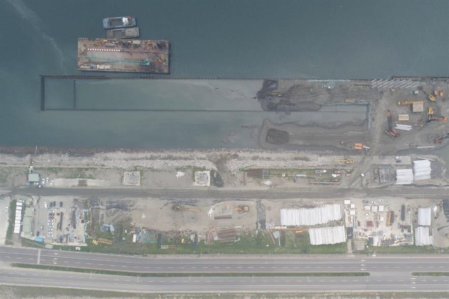 Taichung Port, where Siemens Gamesa's nacelle assembly facility site will be built (pic credit: Taiwan International Ports Corporation)