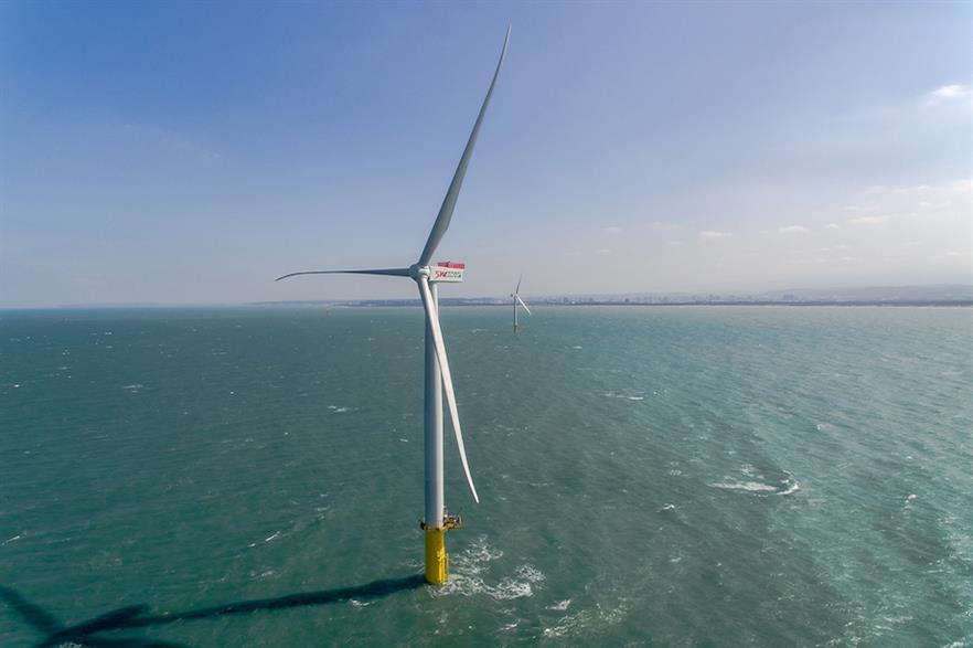 Taiwan currently has just the one online offshore project, the two-turbine Formosa pilot project (pic credit: Swancor)