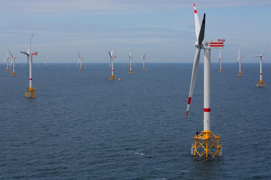 The three-phase Thornton Bank project off the coast of West Flanders, Belgium (pic: RWE)