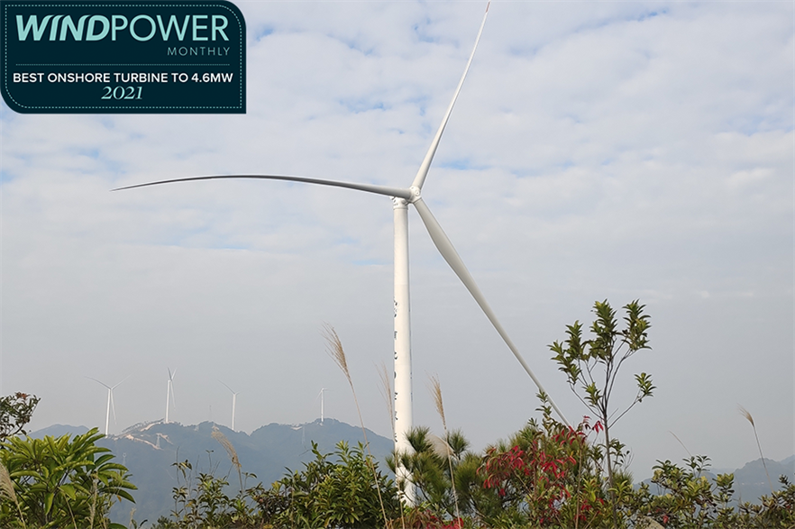MingYang's MySE4.0-166 illustrates the trend towards large rotors with relatively modest ratings to compensate for the loss of onshore wind subsidies in China