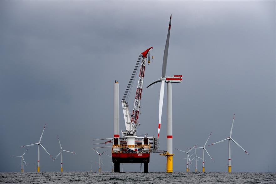 The first Senvion turbine was installed at Trianel Borkum Windpark II in August