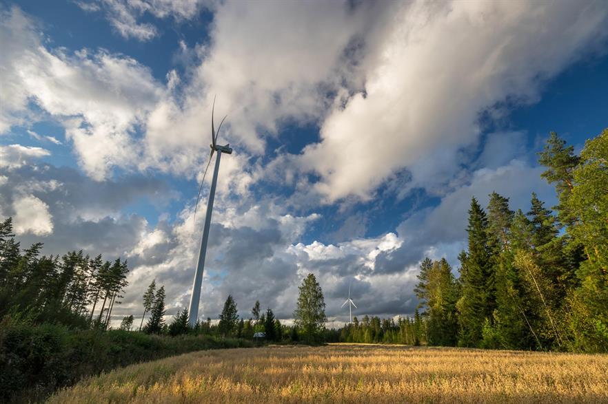 Tuuliwatti's Siikainen Jäneskeidas project also uses Vestas turbines