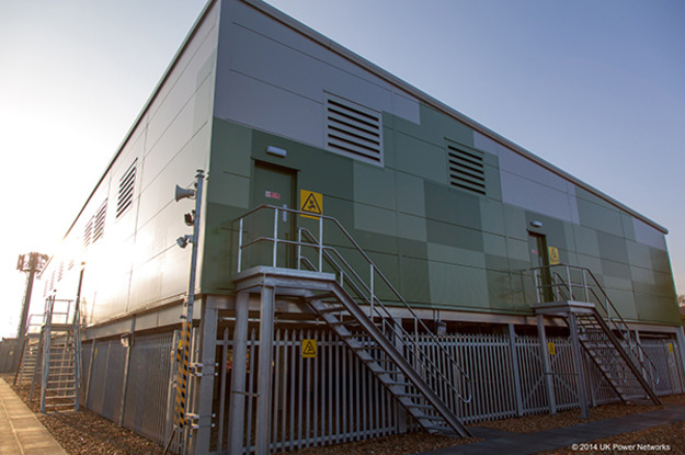 UK Power Networks' storage facility in Leighton Buzzard, UK