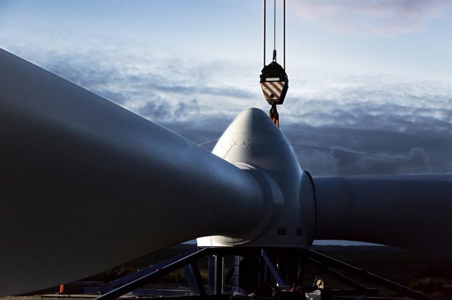 Vestas received its first order for its V116-2MW turbine, a prototype of which was installed in Denmark in December (pic: Vestas Wind Systems)