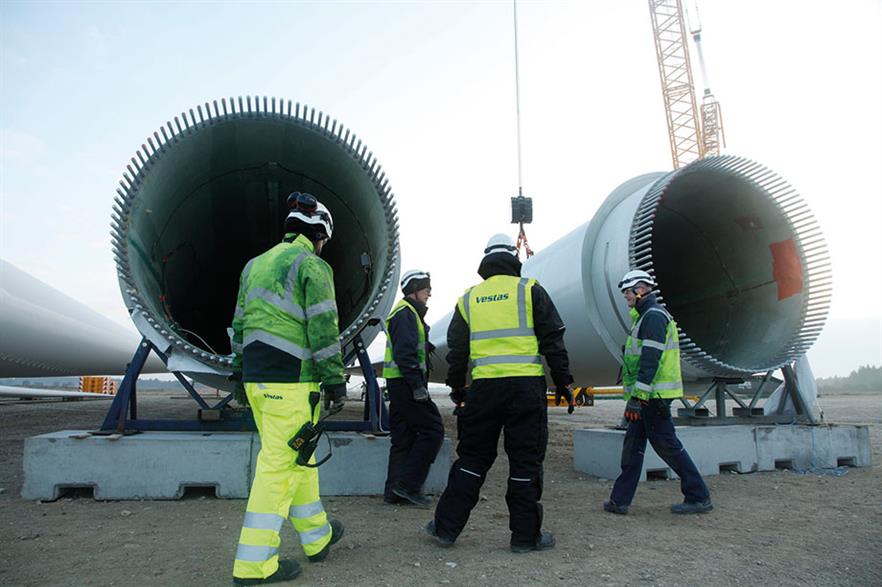 Grounded… Problems getting project teams to sites amid travel restrictions contributed to delays (pic: Vestas/Frank Boutrup Schmidt)