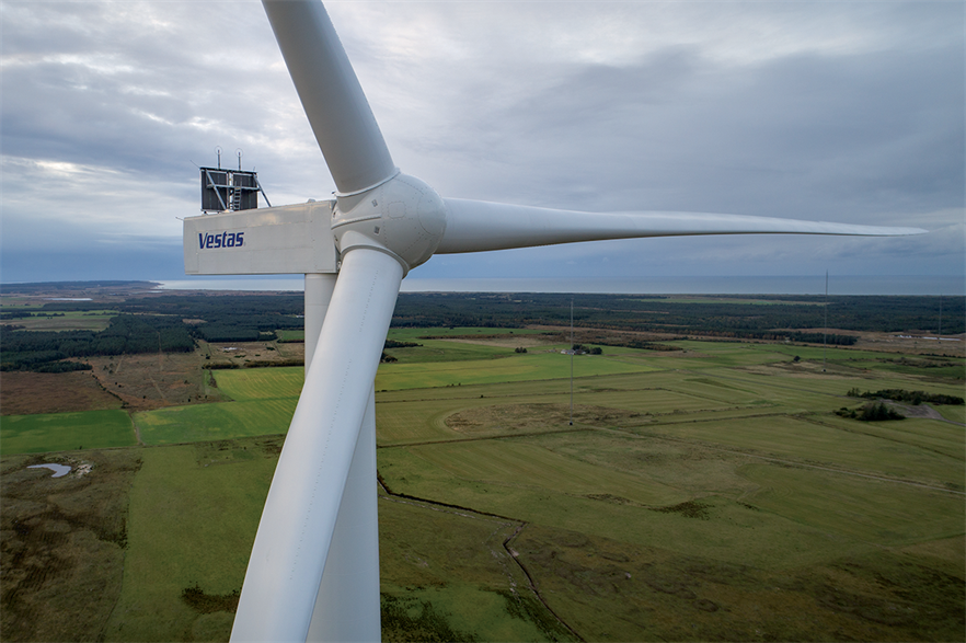 Vestas’s largest turbine order in the Americas in Q1 was for 33 of its V162-6.2MW turbines and one V136-3.45MW turbine