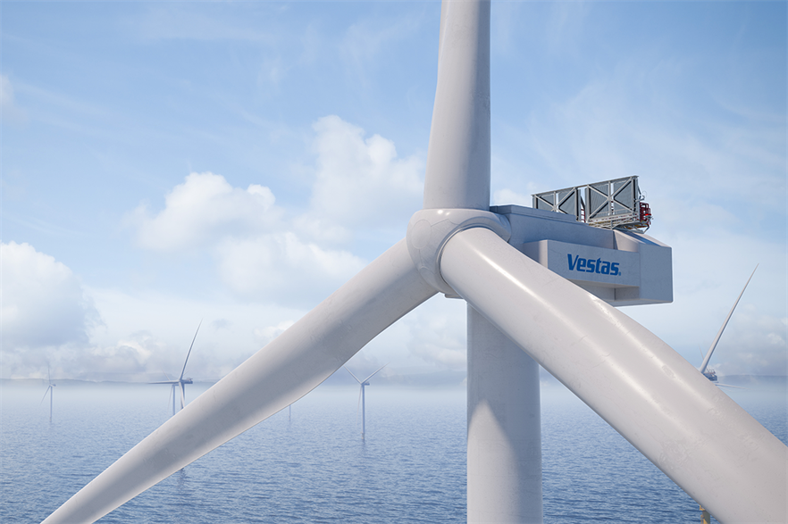 Vestas unveiled its 15MW turbine in February 2021 and plans to install a prototype this year