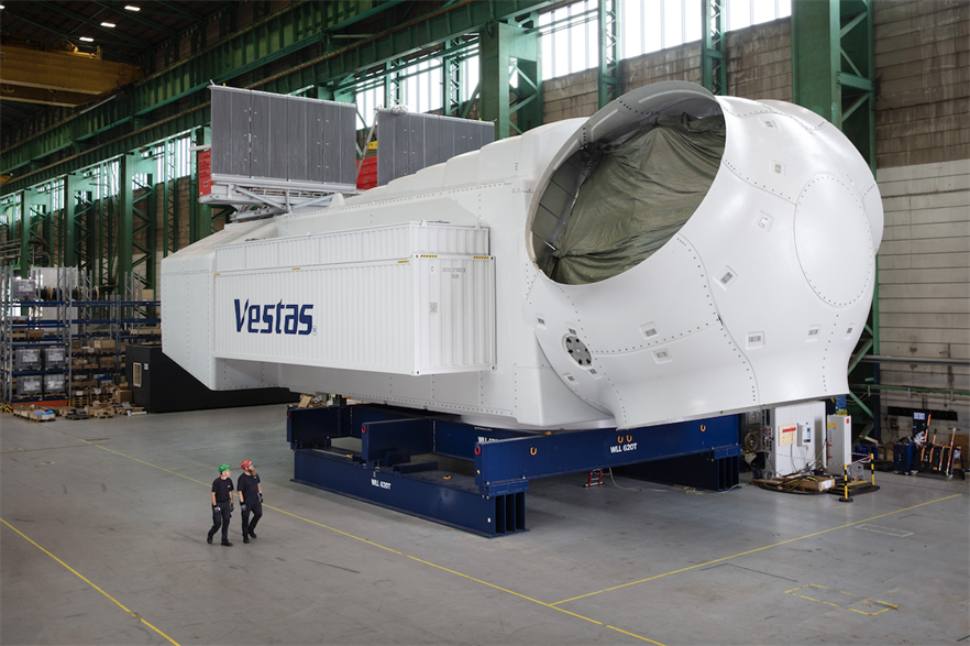 Vestas intends to build an assembly plant for its offshore wind turbine nacelles in New Jersey