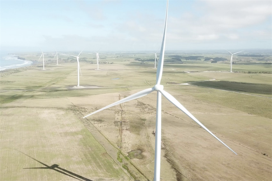 Tilt Renewables' portfolio includes the Waverley/Waipipi wind farm in New Zealand