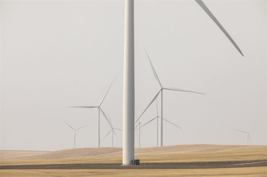 Ørsted's 103MW Willow Creek wind farm was one of ten new US wind farms commissioned in Q3 2020