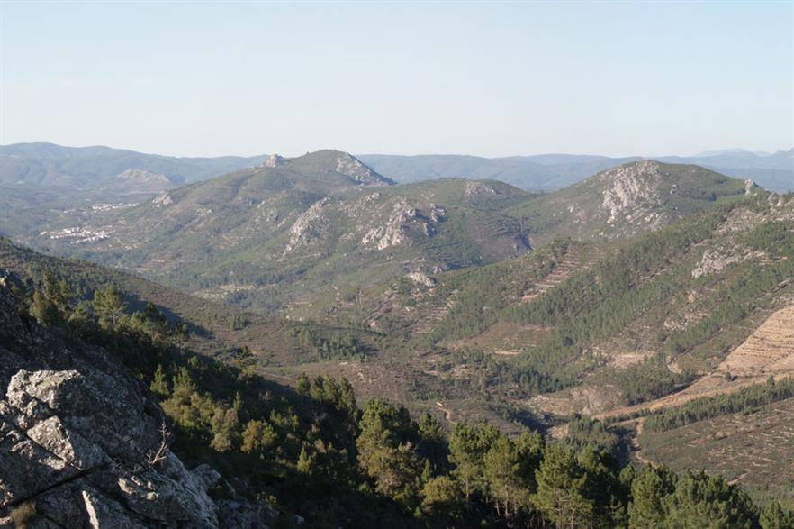 Perdigao, Portugal - Parallel, partly forested ridges, ideal for flow research
