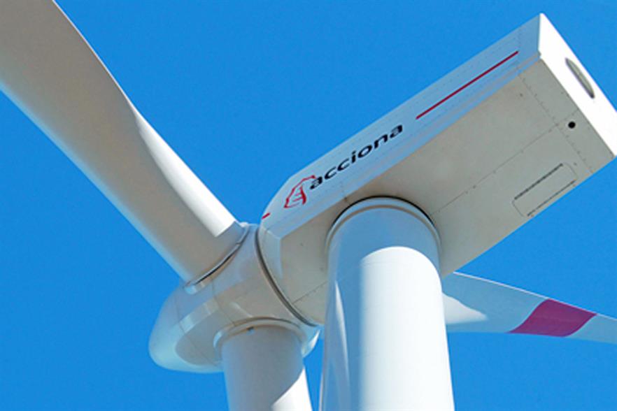 Acciona will deliver 100 AW 116/3000 turbines to Green Pastures