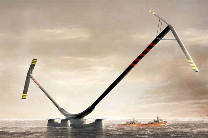 Radical… The 10MW vertical-axis Aerogenerator X using a floating platform caused a big stir when it was proposed in 2010