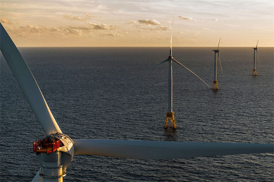 Block Island was the first operational offshore wind farm in the US but more will come online this year (pic credit: GE Renewable Energy/Jeff Milstein)