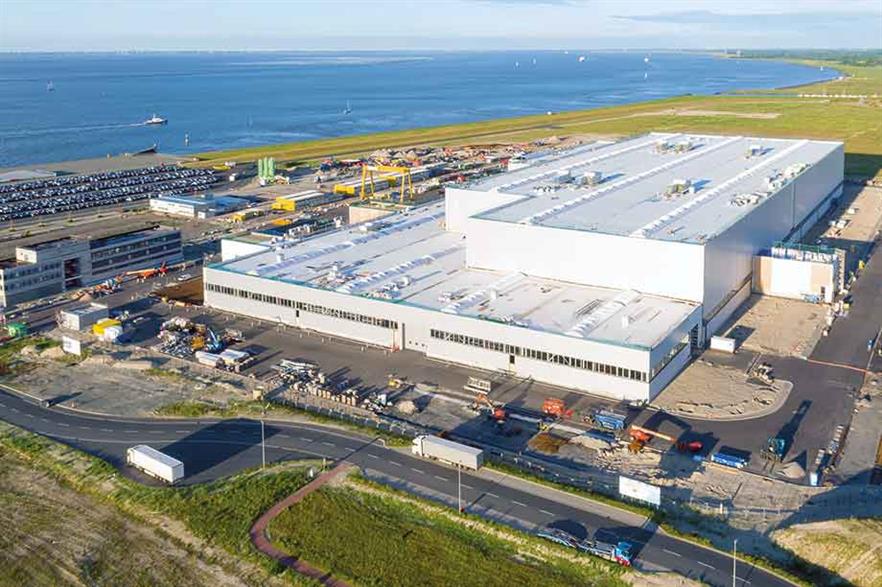 Prime location… SGRE built its Cuxhaven plant on the North Sea coast 