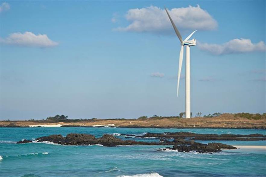 A prototype of the 5.56MW turbine has been operating for on the island of Jeju for about five years