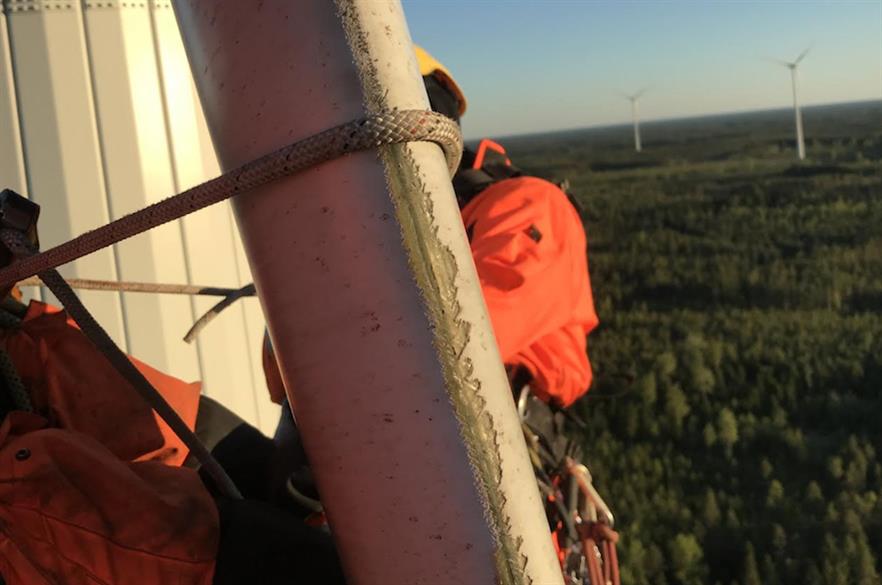 Repairs and replacement of turbines affected by edge erosion can often be costly (pic: 3DWS)