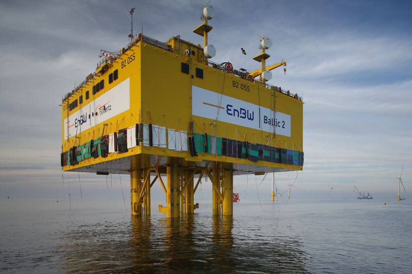 EnBW Baltic 2 substation was installed in October
