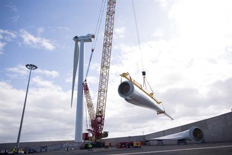 A test model of the turbine was installed in Spain earlier this year