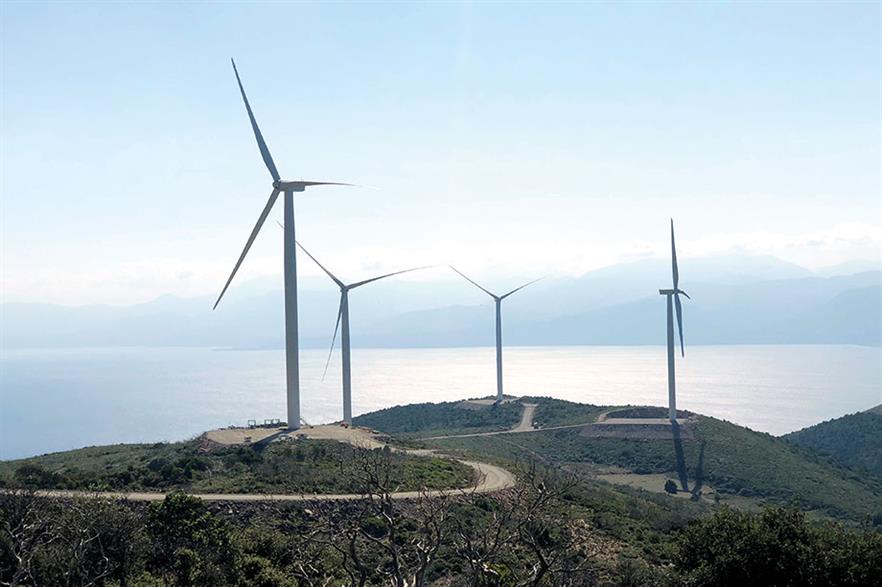 The 38.4MW Fokida wind farm in central Greece, commissioned in spring 2019, was GE’s first project in the country 