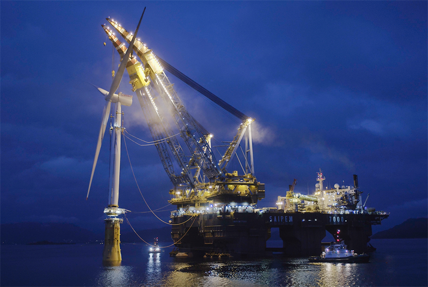 Equinor installed the 30MW floating Hywind Scotland project in UK waters (pic credit: Eqionor/Woldcam - Roar Lindefjeld)