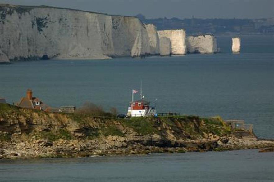 Peveril point, on the Jurassic Coast, forms part of Swanage Bay