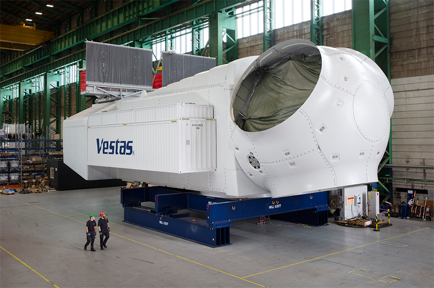 The V236-15.0 MW prototype is due to be installed in November