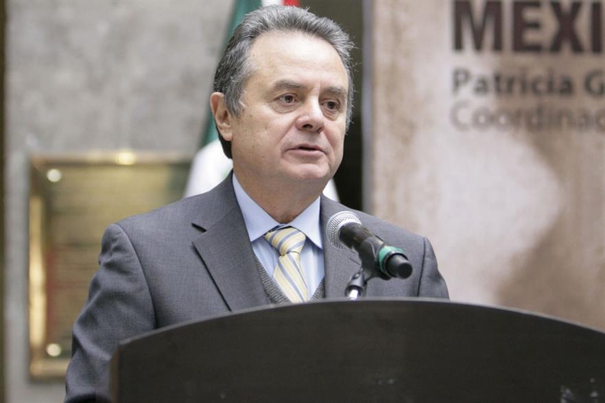 Key supporter… Mexican energy secretary Joaquín Coldwell