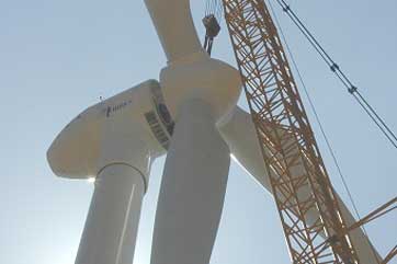 MTOI turbine — the first in Jordan
