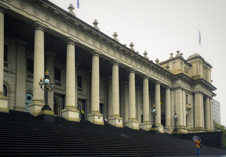 The plans were approaved in Victoria's state Parliament in Melbourne (pic credit: John Abbate/Getty)