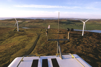 Burradle wind farm, Shetland Isles