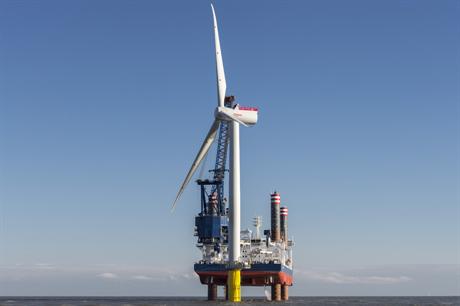Siemens 6MW turbine has already been installed at Gunfleet Sands