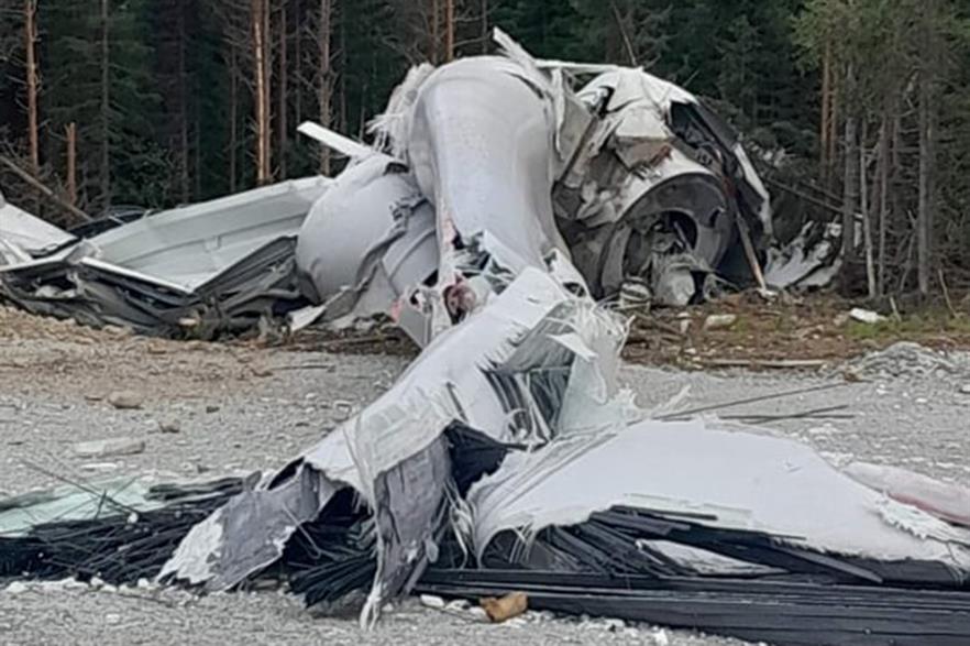 The turbine collapsed at the weekend and the cause is being investigated (Pic credit: Birgitta Jansson)