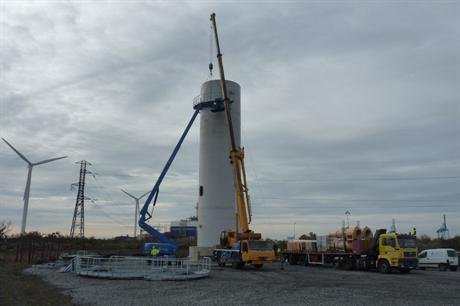 The 2MW Vertiwind vertical-axis turbine is set to be commissioned later this year