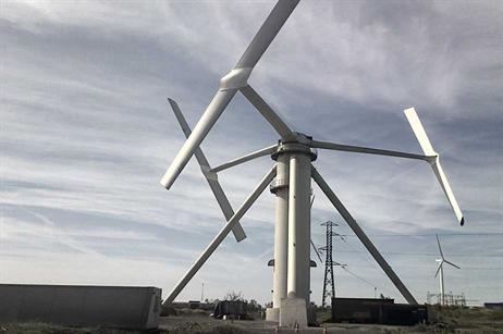 A 2MW prototype of the Vertiwind is operating in France