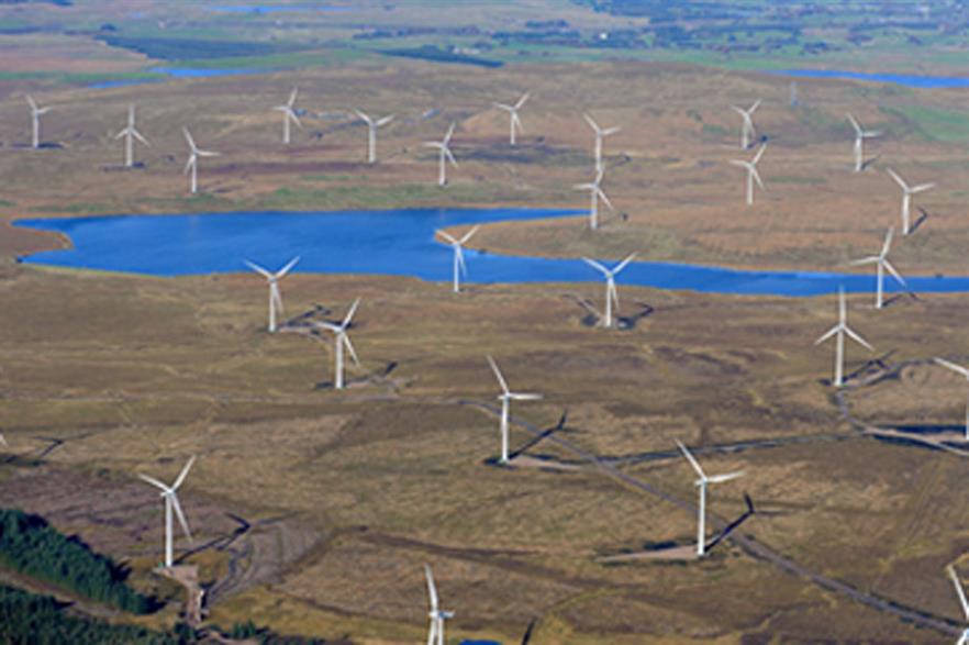 Whitelee is the largest onshore wind farm in Europe